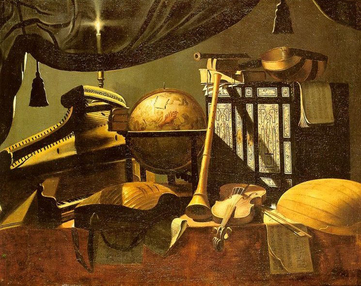 Still Life with Musical Instruments